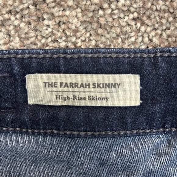 AG Women's The Farrah Skinny Jeans Size 25 R Blue 31" Inseam Made in USA EUC - Picture 7 of 16